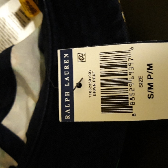 NWT Polo Ralph Lauren Hawiaan Bear Chino Bucket Hat - Navy Multi - Picture 12 of 12